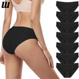 Vevesc Cotton Underwear for Women Sexy Bikini Panties Breathable Ladies Underwear Invisible Hipster Briefs Low Rise Underpants