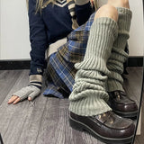 Vevesc Leg Warmers Japanese Lolita Sweet Girl Socks Wool Knitted Foot Cover Cosplay Women Socks Gothic Long Socks Cuffs Ankle Warmer