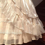 Vevesc Women's Wedding Dress Dreamy Elegant Sweet Princess Dress