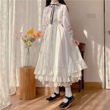 Vevesc Women Harajuku Kawaii Y2k Skirts Lolita Summer Japanese High Waist Cake Skirt Preppy Style Edible Tree Fungus Loose Folds