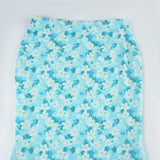 Vevesc  Side Mesh Patchwork Floral Print Mermaid Skirt Holiday Cute Ruched Long Skirts Korean Style Outfits Sweet Bottoms Y2K