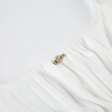 Vevesc  Sweet Style Hollowed Jacquard Frill Vest and Tiny Shorts Cute Two Piece Set  White Aesthetic Chic Y2K Homewear Summer