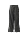 Vevesc Grey Womens Jeans High Waist Vintage Straight Winter Y2K Classic Denim Pants Streetwear American Wide Leg Baggy Denim Trouser