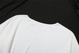 Vevesc  Casual Binding Shirts For Women Fashion Solid Women Clothes Batwing Sleeve Oversized T Shirt Skew Collar Long Sleeve Streetwear