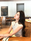 Vevesc  New Chinese Style Women Clothing Spring/Summer Sleeveless Slim Fit Top A-line Long Skirt Set Two Piece Set Women Outfits
