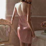 Vevesc Ladies Nightgown Sexy Lingeries For Woman Romantic Hot Night Dress Women Nightwear Light luxury Silk Thin Section Nightgown