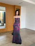 Vevesc  New Chinese Creative Retro Strap dress y2k Millenial hot  Ladies Summer dress