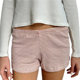 Vevesc Women Lounge Low Rise Shorts Comfy Soft Pajamas Bottom Casual Elastic Waist Pants Y2k Aesthetic Slim Fit Pants Going Out Clothes