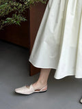 Vevesc  Elegant High-Waisted Pink A- Line Skirt Sweet Umbrella Design Sensibility Plenty of Pleats Medium-Length Women's Fashion