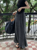 Vevesc Black Sequin Slim Long Skirt Women High Waist Luxury Elegant Fashion Streetwear Y2k Maxi Skirt Glitter Ladies Long Skirt