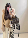 Vevesc White Vintage Knitted Cardigan Sweater Women O Neck Long Sleeve Knitwear Casual Loose Outwear Female Tops