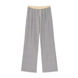 Vevesc  New Women's Casual Elegant Modern European and American Retro Style Hanging Neck Tank Top&Pants Set