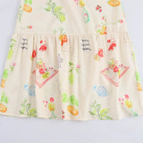 Vevesc  women's new fashion, leisure, slim and versatile sweet backless printed short-sleeved dress.