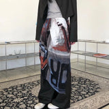 Vevesc Women's  A-Line Skirts Y2k Harajuku Korean Long Skirts Vintage Streetwear Aesthetic Skirt 2000s Oversize Clothes Summer