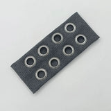 Vevesc  Punk Girl Hollowed Out Eyelets Wide Elastic Headband Stretchy Metal Rock Steampunk for Sports Headbands Hair Accessories