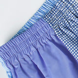 Vevesc  Sweetown Grunge Aesthic Color Block Blue Stripe Baggy Trousers For Women Elastic Waist Loose Casual Woven Pants Lazy Homewear