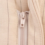 Vevesc  Spring New Product: Women's Fashion Casual Strap, Folded Striped Top&Fashion Thin Striped Skirt Pants Set