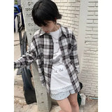 Vevesc Sweet Kawaii Cartoon Print Long Sleeve Camisetas Lace Patchwork O Neck Preppy Style Tees Women Y2k White Tshirts Vintage
