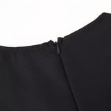 Vevesc  new women's clothing European and American style casual elegant design with belt crepe fabric MIDI dress