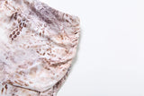 Vevesc  Summer Sexy Leopard Print 2 Piece Set Women Irregular Strapless Tops+Stacked Skinny Shorts Hipster Matching Streetwear