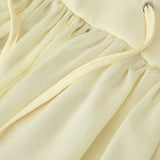 Vevesc  new women's clothing European and American style casual fashion design sea heart decoration V-neck splicing long dress