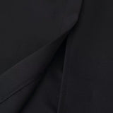 Vevesc  new women's clothing European and American style casual elegant design with belt crepe fabric MIDI dress