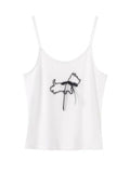 Vevesc Bow Sweet Cute Camisole Y2k Aesthetic Grunge Dog Jacquard Fairy Sleeveless Tanks Harajuku Casual Crop Tops Women Summer