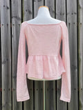 Vevesc Korean Bandage Bow Striped Cardigans Women Vintage Fairy Y2k Aesthetic Tops Streetwear Fashion Casual Chic Fairy Cardigan Femme