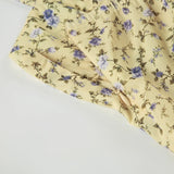 Vevesc  Fashion Small Flowers Prints Summer Women’s Camisole Dress Slim Simple Sweet Prairie Chic Mini Dresses