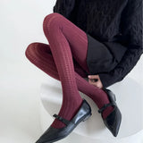 Vevesc  Women's Stockings Sexy Slim Pantyhose Spring Autumn Winter Leggings New Solid Color Retro Super Stretch Tights Stockings