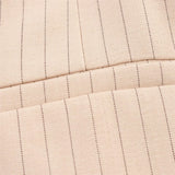 Vevesc  Spring New Product: Women's Fashion Casual Strap, Folded Striped Top&Fashion Thin Striped Skirt Pants Set