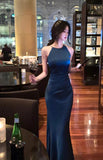 Vevesc  Luxury Solid Womens Long Dresses Sexy Elegant Ruffles Blue Chic Evening Dress Slim Fit Whit Canisole Green Mermaid Vestidos