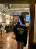 Vevesc Women Print Pullover Knitted Sweater Harajuku Korean Y2k Long Sleeves Oversize Sweaters Jumper Vintage 2000s Clothes Autumn