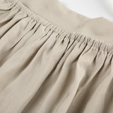 Vevesc  Boho Vacation Long Skirts Womens Solid Two Layers Asymmetrical Bandage Skirt