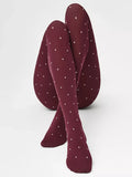 Vevesc  Polka Dot Leggings Women's Sexy Slim Stockings Red Large Size Stretch Leggings Y2k Women's Spring Autumn Winter Leggings
