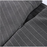 Vevesc  Striped Shirt Skirts Sets Women Sexy Single Breasted Blouse Hip Package Short Skirt 2025 Spring High Street Female Slim Outfits
