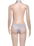 Vevesc  Sexy 2piece Set Leopard Print Women Backless Sleeveless Deep v-Neck Halter Bodysuits+Stretch Shorts Street Matching Suit