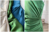 Vevesc  Luxury Solid Womens Long Dresses Sexy Elegant Ruffles Blue Chic Evening Dress Slim Fit Whit Canisole Green Mermaid Vestidos