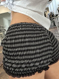 Vevesc  Women s Lace Trim Elastic Waist Pajama Shorts with Ruched Detail - Soft and Comfortable Sleepwear Bottoms for Summer Casual Wear