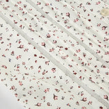 Vevesc  Sweet Floral Print Cute Prairie Chic Women Causal Shirts Summer Fashion Trendy Japan Style Blouses