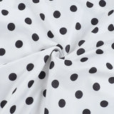Vevesc  Polka Dot Floral Long Dress Women Fashion Sleeveless Neck Slit Spring Party Evening Dress Female High Waist Dress 2025