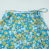 Vevesc  Boho Chic Floral Print Cotton Maxi Skirt Women Y2K Streetwear Lace-up A-line Long Skirt Korean Fashion Holiday Style