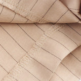 Vevesc  Spring New Product: Women's Fashion Casual Strap, Folded Striped Top&Fashion Thin Striped Skirt Pants Set