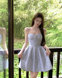 Vevesc  Sexy Camisole Dress For high-end Diamond Studded Luxury Dress 2025 Summer New style Elegant Lady Dress Party Vestidos