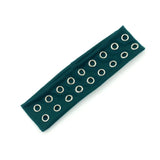 Vevesc  Punk Girl Hollowed Out Eyelets Wide Elastic Headband Stretchy Metal Rock Steampunk for Sports Headbands Hair Accessories