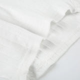 Vevesc  Sweet Style Hollowed Jacquard Frill Vest and Tiny Shorts Cute Two Piece Set  White Aesthetic Chic Y2K Homewear Summer