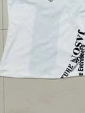 Vevesc Y2k Aesthetic Letter Printing Grunge Crop Tops Summer Slim Fit Fairy Women T-shirt Casual Patchwork Vintage Shirt Femme