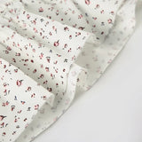 Vevesc  Sweet Floral Print Cute Prairie Chic Women Causal Shirts Summer Fashion Trendy Japan Style Blouses