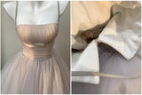 Vevesc  White Princess Dress Sweet Elegant Ball Gown Birthday Party Vestidos Gauze Bodycone Strapless Camisole Long Dresses