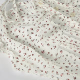Vevesc  Sweet Floral Print Cute Prairie Chic Women Causal Shirts Summer Fashion Trendy Japan Style Blouses